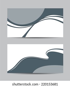 Vector abstract creative business cards