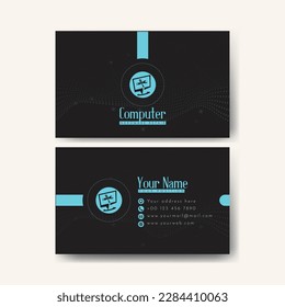Vector abstract creative business cards (set template)