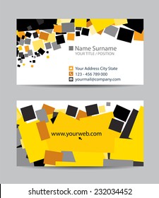 Vector abstract creative business cards