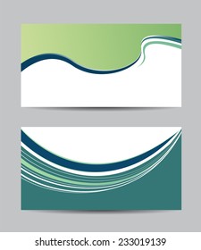 Vector abstract creative business cards