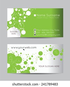 Vector abstract creative business cards