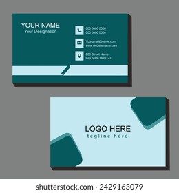 Vector abstract creative business cards (set template)