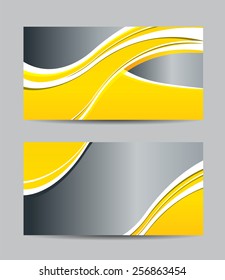 Vector abstract creative business cards