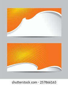 Vector abstract creative business cards