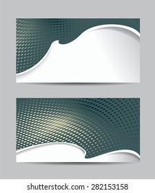 Vector abstract creative business cards