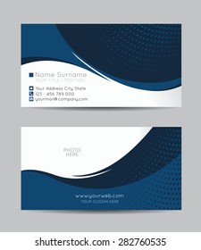 Vector abstract creative business cards