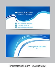 Vector abstract creative business cards