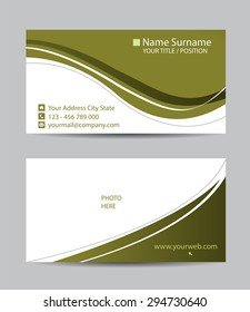 Vector abstract creative business cards