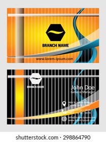 Vector abstract creative business cards
