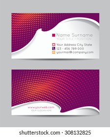 Vector abstract creative business cards