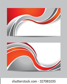 Vector abstract creative business cards