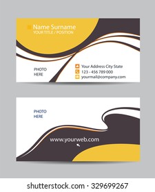 Vector abstract creative business cards