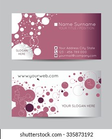 Vector abstract creative business cards