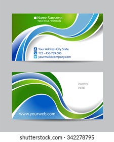 Vector abstract creative business cards