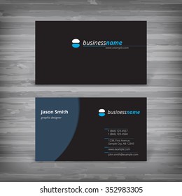 Vector abstract creative business cards