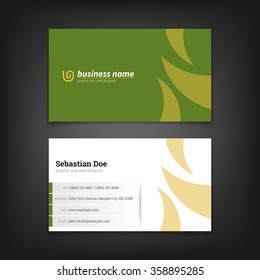 Vector abstract creative business cards