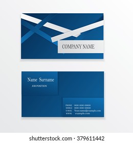 Vector abstract creative business cards