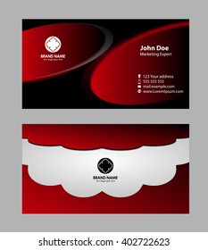 Vector abstract creative business cards
