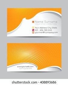 Vector abstract creative business cards