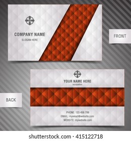 Vector abstract creative business cards.