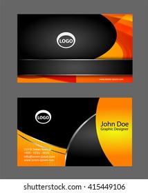 Vector abstract creative business cards
