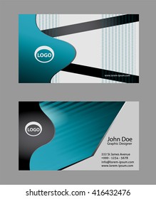 Vector abstract creative business cards
