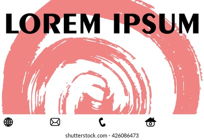 Vector abstract creative business cards (set template)