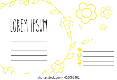 Vector abstract creative business cards (set template)