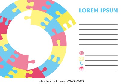Vector abstract creative business cards (set template)