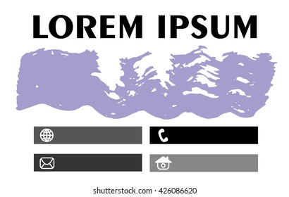 Vector abstract creative business cards (set template)