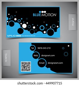 Vector abstract creative business cards (set template)