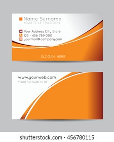 Vector abstract creative business cards