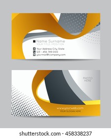 Vector abstract creative business cards
