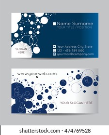 Vector abstract creative business cards