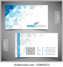 Vector abstract creative business cards (set template)