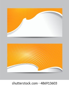 Vector abstract creative business cards