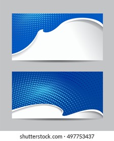 Vector abstract creative business cards