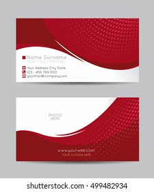 Vector abstract creative business cards