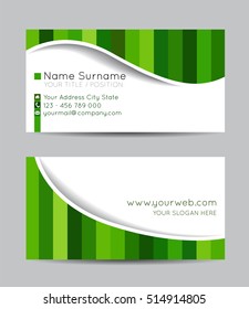 Vector abstract creative business cards