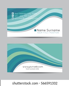 Vector abstract creative business cards