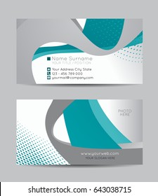 Vector abstract creative business cards