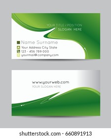 Vector abstract creative business cards