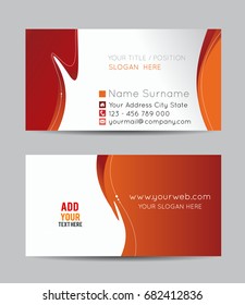 Vector abstract creative business cards