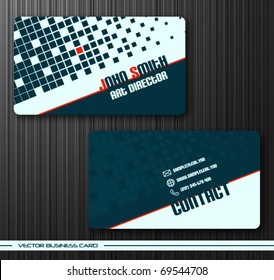 Vector abstract creative business cards (set template)