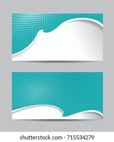 Vector abstract creative business cards