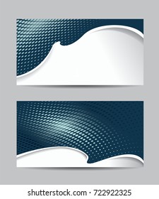 Vector abstract creative business cards