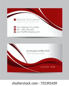 Vector abstract creative business cards