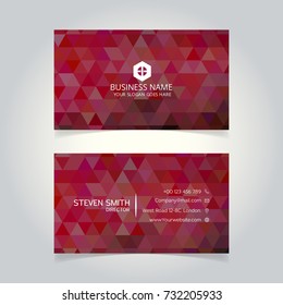 Vector abstract creative business cards