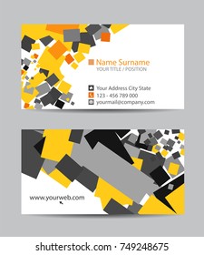 Vector abstract creative business cards