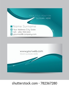 Vector abstract creative business cards